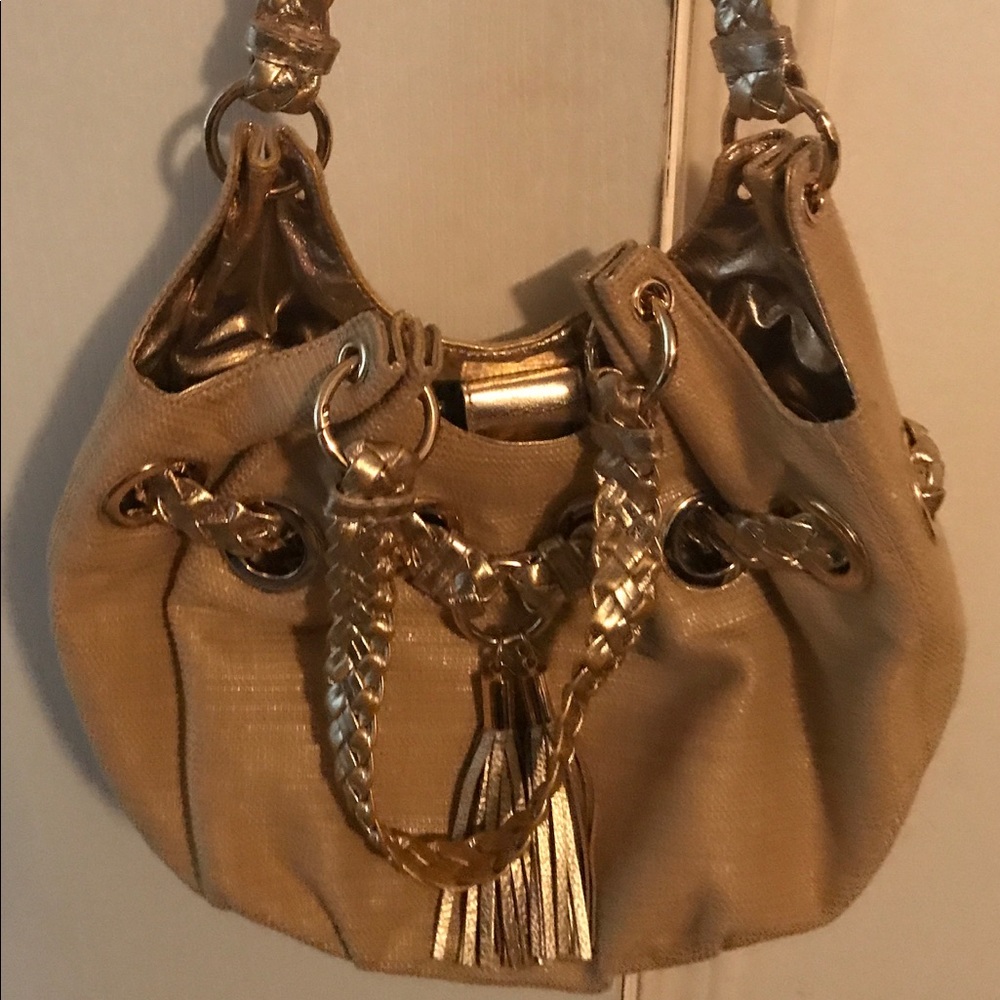 Michael Kors Straw Hobo